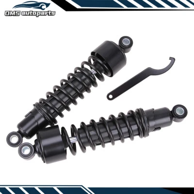 11.75" Rear Absorbers Shocks For Harley CVO Road King Street Tour Glide 1984-UP Foto 1 de 4