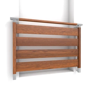 Fello Simple French Französisch Balkon Geländer Edelstahl Fensterbrüstung - Bild 1 von 3