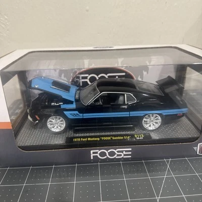 Ford Mustang Gambler 514 1970 1/24 M2 Machines Foose Limited Edition Diecast Car - Image 1 of 4