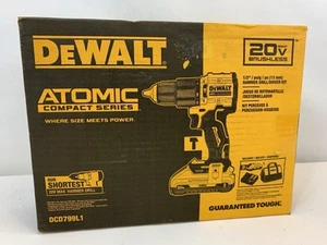 NEW DEWALT 20V MAX Brushless 1/2" Hammer Drill/Driver Kit DCD799L1 - Bild 1 von 8