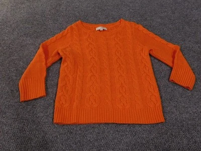 LOFT Suéter Mujer Cable Medio Naranja Pullover Lana Cabello de Conejo Suave Acogedor Tejido Foto 1 de 4