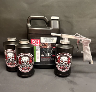 Галлон масла NH со стандартным пистолетом для покрытия и 3 черными бутылками на четверть - Изображение 1 из 4