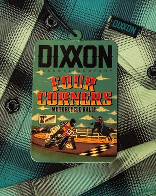 DIXXON FLANNEL CO - CUATRO ESQUINAS 2025 - XL - NUEVO - VERDE NEGRO CUADROS Foto 1 de 4