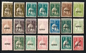 Portugal - Azores (1912-1931) - Lot Of 21 Classic Unused Stamps MH - Picture 1 of 1