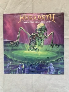 Megadeth No More Mr. Nice Guy 7" Single (1989 UK) Ex 2nd Issue Paper Sleeve - Picture 1 of 10