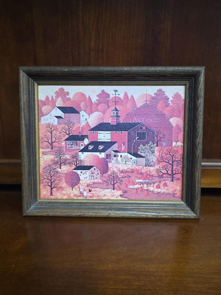 Arte de pared enmarcado de otoño firmado por Charles Wysocki  Foto 1 de 1