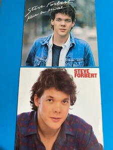 Steve Forbert Record LP Lot S/T 1982 + Alive on Arrival 1978 Albums - Picture 1 of 15