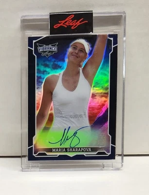 MARIA SHARAPOVA 2022 Leaf Vibrance Autograph ~ Encased AUTO - Image 1 of 2