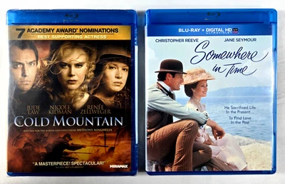 Cold Mountain (Blu-ray, New) / Somewhere In Time (Like-New) ROMANCE - Image 1 of 4