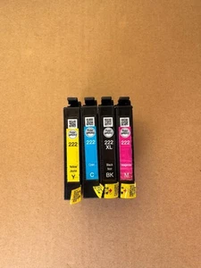 EPSON 222XL Ink High Capacity Black & Standard Color Cartridge Combo Pack 0540 - Picture 1 of 3