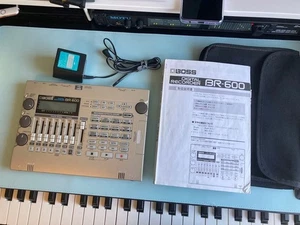 Boss BR-600 8 Track Digital Recorder Tested w/ Power Supply, 1GB, 128MB, Box - Picture 1 of 3