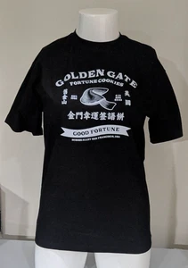 Golden Gate Fortune Cookies Tee Shirt - Black - Size Extra Large - Picture 1 of 6