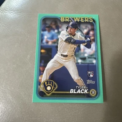 Tyler Black 2024 Topps Update #US144 Rookie Aqua Milwaukee Brewers Fanatics Only - Image 1 of 2