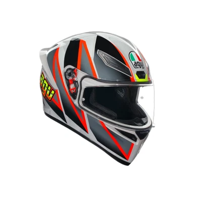 Casco Integrale Moto AGV K1 K1-S BLIPPER Grey/Red Helmet ECE 22.06 - Immagine 1 di 4