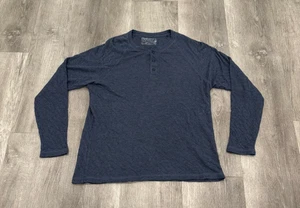 Faherty Cloud Cotton Henly Long Sleeve Pima Modal Raglan Navy Herren XL - Bild 1 von 8