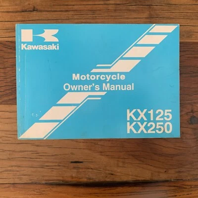 2003 KAWASAKI KX125/KX250  Motorcycle Owners Manual. - image 1 of 4