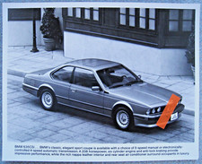 Rare! Factory photo BMW 635 CSi E24 1978-89 6 Series M photo press photo brochure brochure brochure