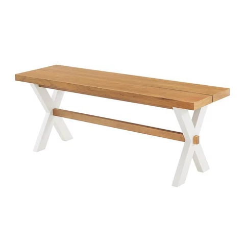 Alaterre Furniture Chelsea 48" Birch Wood  Dining Bench in Warm Cherry Cover