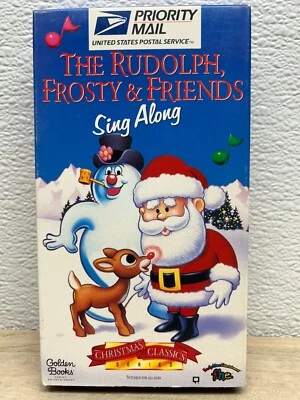 Vtg 1996 The Rudolph Frosty & Friends Sing Along VHS Animated Christmas Songs - Image 1 of 4