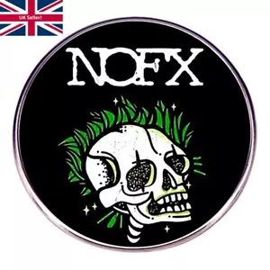 Enamel Pin NOFX Heavy Metal Band Badge Logo American Punk Rock Lapel Pins Brooch - Picture 1 of 5