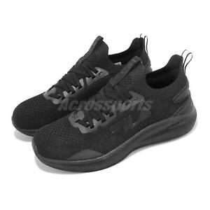 Fila Water Resistant Black Women Runner Road Running Jogging Shoes Sneakers