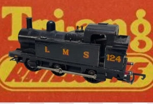 VINTAGE TRI-ANG EISENBAHNEN R52 BR schwarz LMS 124 Jinty Tank Loco? - Bild 1 von 5