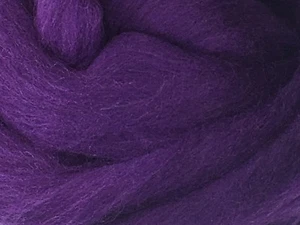 Purple Wool Roving, Spin and Felting Wool, Spin into Yarn, Needle Felt, Shep's - Picture 1 of 19