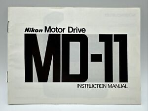 Nikon Motor Drive MD-11 For FM FM2 FM2n FA FE FE2 1977 Instruction Manual