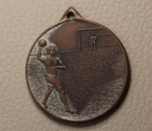 * EGYPT 1960 ALEXANDRIA HANDBALL SPORT MEDAL ENGRAVED 197 30MM ACROSS #JCO4 - Picture 1 of 6