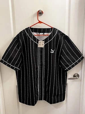 Nueva camiseta de béisbol negra para hombre Puma talla XXL Foto 1 de 4