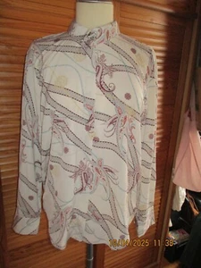 H&M Weiche Bluse mehrfarbig langarm Gr. 36 *NEUw.* - Bild 1 von 5