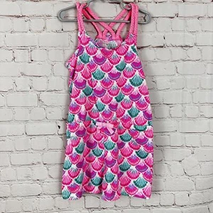 Tommy Bahama Girls Romper Seashell Print Size 7/8 - Picture 1 of 3