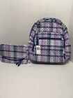 New!! VERA BRADLY BACK PACK & Lg. Cosmetic Bag