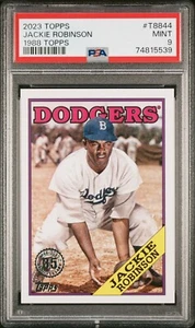Tarjeta del 35 aniversario 2023 Topps Jackie Robinson #T88-44 1988 | PSA 9 como nueva - Imagen 1 de 4