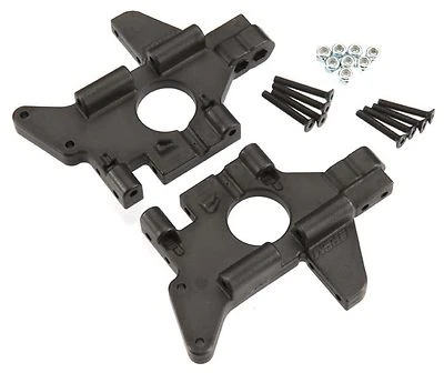 RPM Rear Bulkheads Traxxas T-Maxx/E-Maxx Black  RPM81072   - Image 1 of 2