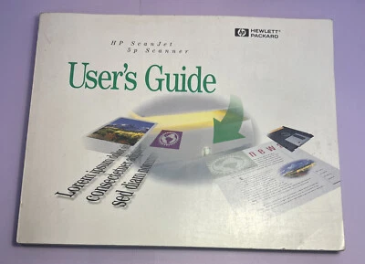 HEWLETT PACKARD SCANJET 5P SCANNER USER'S GUIDE First Printing EDITION Good - Image 1 of 3