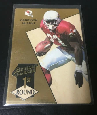 GARRISON HEARST ROOKIE  1993 ACTION PACKED RC CARD #165 CARDINALS GEORGIA - Image 1 of 2