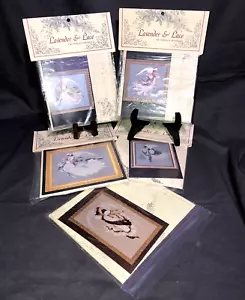 1991 - 1995 Lavender & Lace Angels Counted Cross Stitch Charts - Lot Of 5 - Picture 1 of 11