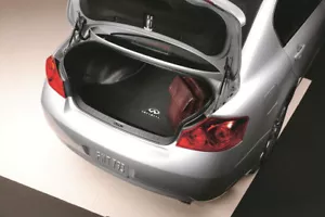 INFINITI OEM G35 G37 & Q40 TRUNK CAR MAT 999E3-JT000 BLACK CARPET ~ NEW - Picture 1 of 1