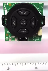 Hitachi HDTV 5-Tasten Kreiswippe Typ schwarz Power Menü Board 40-43D140-KEB2LG - Bild 1 von 2