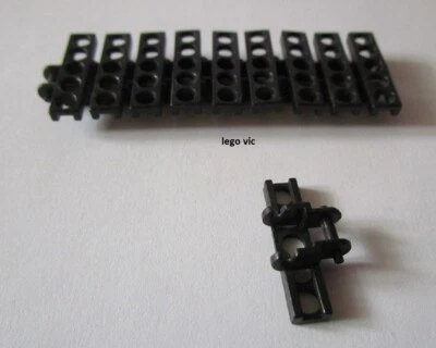 Lego 3873 x10 Technic Crawler Link Tread Black Chaine 7748 7664 42121 MOC A34 - Photo 1/2
