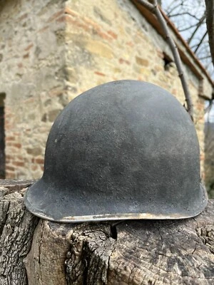 CASQUE US M1 ATTACHE FIX 2GM couleur trés sombre SUPERB D'ORIGINE helmet - Photo 1/4