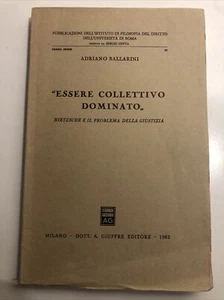 Essere collettivo dominato Nietzsche e il problema della giustizia Ballarini - Picture 1 of 6