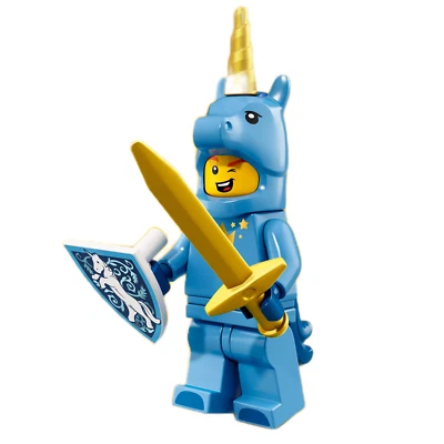 Lego Series 18 minifiguras colecionáveis 71021 - Unicorn Guy (SELADO) - Imagem 1 de 2