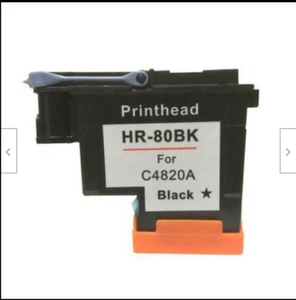 GENUINE HP C4820A 80 BLACK PRINTHEAD FOR DESIGNJET 1000 - Picture 1 of 4