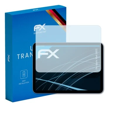 atFoliX 2x Screen Protection Film for Apple iPad 2022 Screen Protector clear - Image 1 of 4