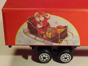 7 INCH Kenworth Xmas Christmas Coca-Cola Truck 1/87 H0 Diecast Plastic - Picture 1 of 6
