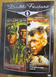 SNIPER & SNIPER 2 DOUBLE FEATURE DVD MOVIE 2 DISC SET W/SLIPCOVER FREE SHIP - Foto 1 di 1