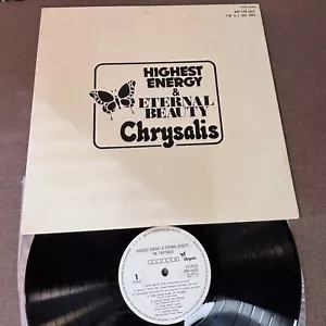 Promo-only Highest Energy Eternal Beauty Chrysalis JAPAN LP RECORD PRP-8080 UFO - Picture 1 of 22