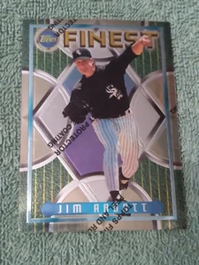 1995 Topps Finest Update #233 Chicago White Sox Pitcher Jim Abbott - Picture 1 of 2